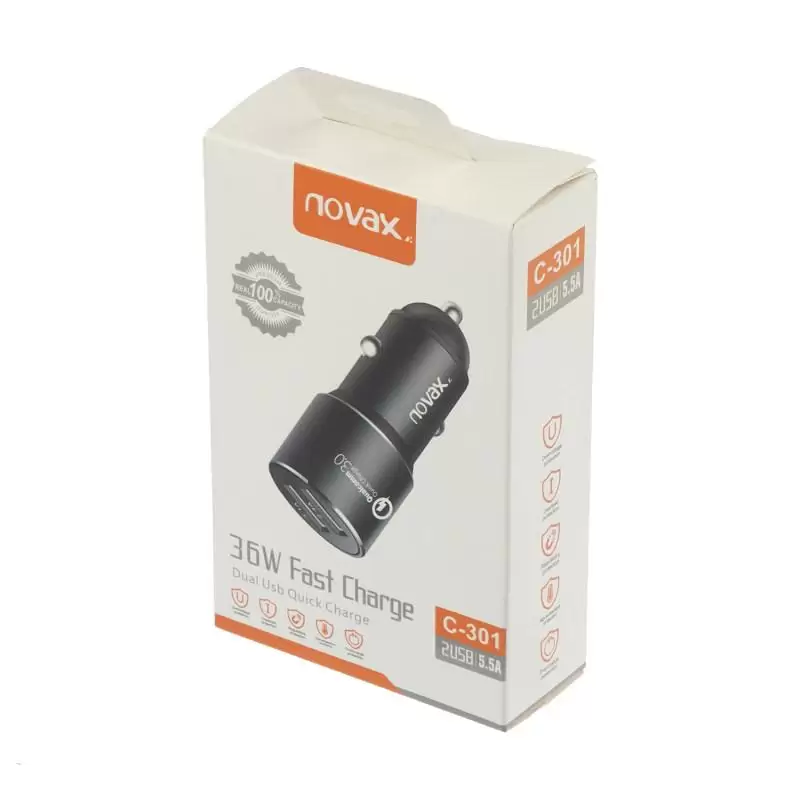 شارژر فندکی نواکس مدل C-301 NOVAX