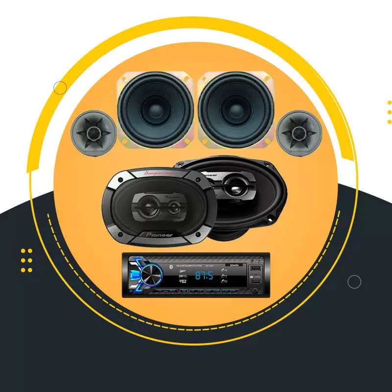 سیستم صوتی سایپا طلایی DR012