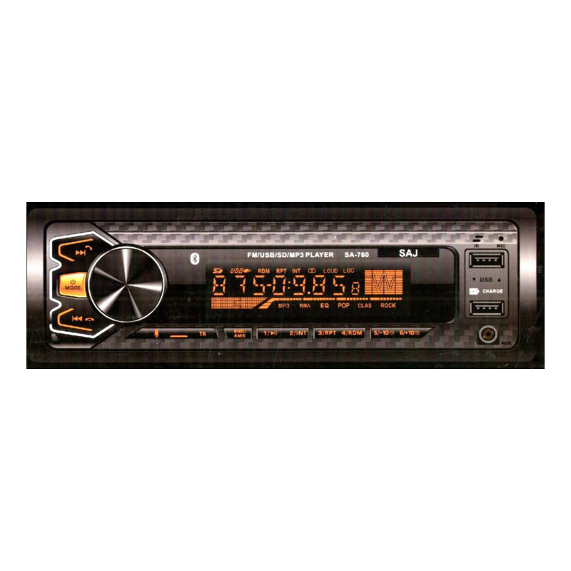 رادیو فلش - پخش ضبط ساج SAJ - 760 - پنل متحرک