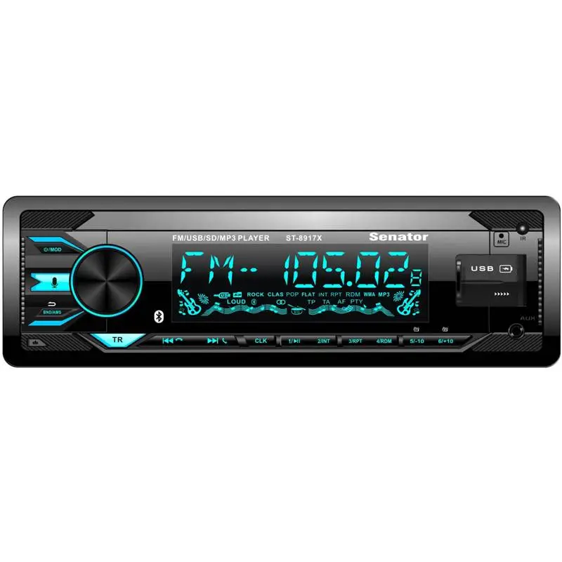 پخش ضبط سناتور ST-8917X - پنل متحرک - چهار خروجی 50 وات